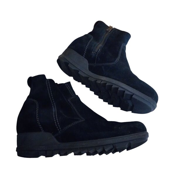 Sorel Evie Women's Size 9 Black Suede Side Zip Boots Bootie NL3313-010 - Picture 6 of 8